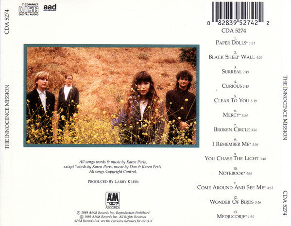 The Innocence Mission : The Innocence Mission (CD, Album)
