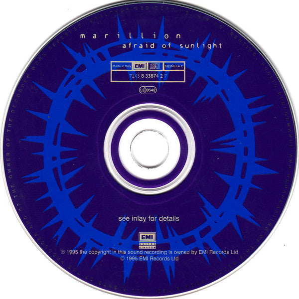 Marillion : Afraid Of Sunlight (CD, Album)