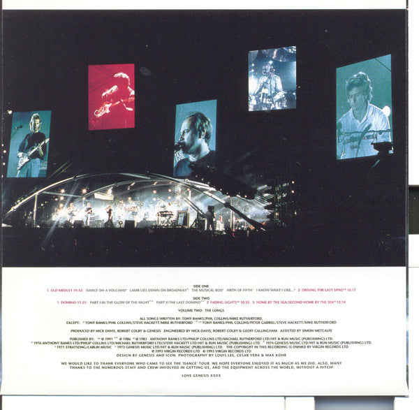 Genesis : Live / The Way We Walk (Volume Two: The Longs) (CD, Album, RE, Pap)