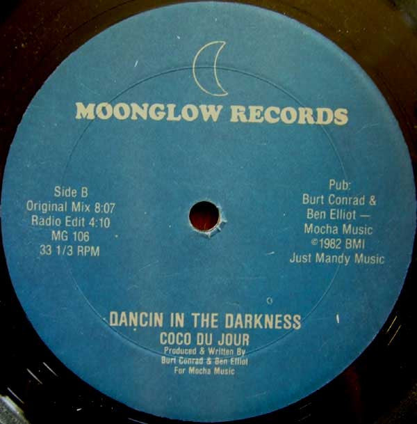 Coco De Jour : Dancin In The Darkness (12")