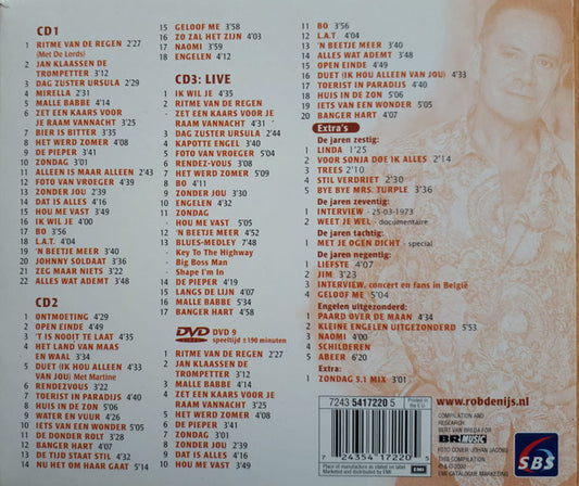 Rob De Nijs : 40 Jaar Hits / Het Allerbeste Van Rob De Nijs (3xCD, Comp + DVD + Box)