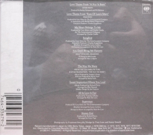 Barbra Streisand : Barbra Streisand's Greatest Hits - Volume 2 (CD, Comp, RE)