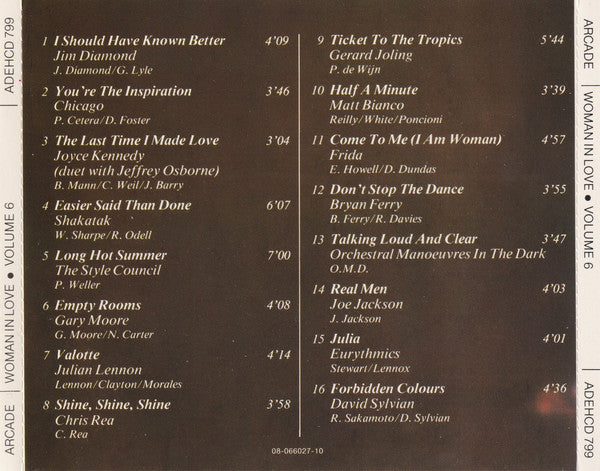 Various : Woman In Love Volume 6 (CD, Comp)