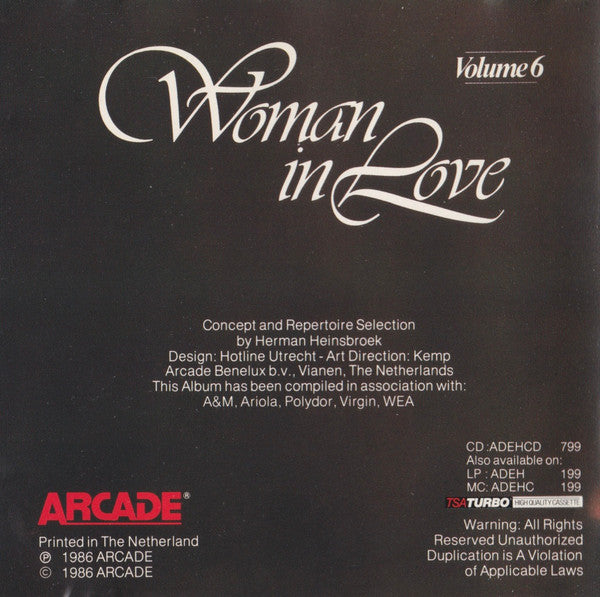Various : Woman In Love Volume 6 (CD, Comp)