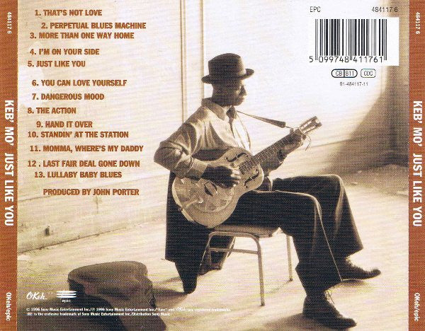 Keb' Mo' : Just Like You (CD, Album, Enh, CD )