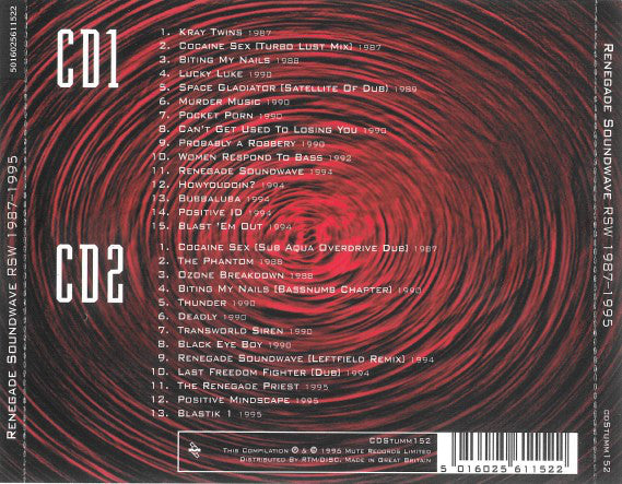 Renegade Soundwave : RSW 1987-1995 (2xCD, Comp)