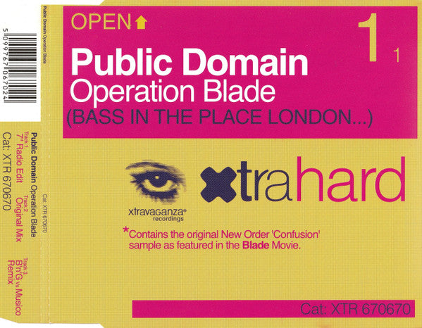 Public Domain : Operation Blade (Bass In The Place London...) (CD, Maxi)