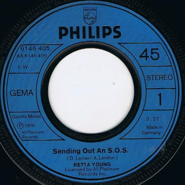 Rhetta Young : Sending Out An S.O.S. (7", Single)