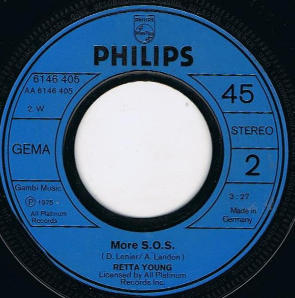 Rhetta Young : Sending Out An S.O.S. (7", Single)