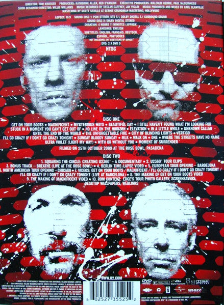 U2 : U2360° At The Rose Bowl (2xDVD-V, NTSC)