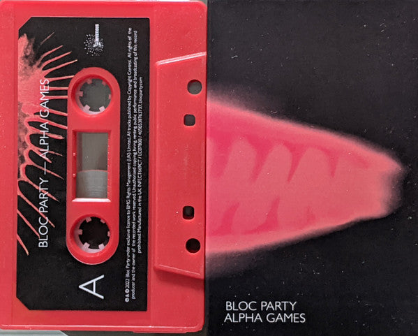 Bloc Party : Alpha Games (Cass, Album, Red)