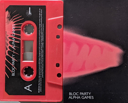 Bloc Party : Alpha Games (Cass, Album, Red)