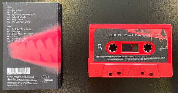 Bloc Party : Alpha Games (Cass, Album, Red)