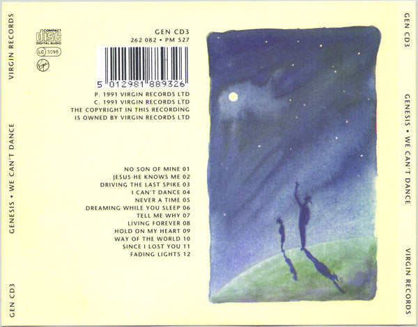 Genesis : We Can't Dance (CD, Album)