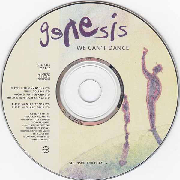 Genesis : We Can't Dance (CD, Album)