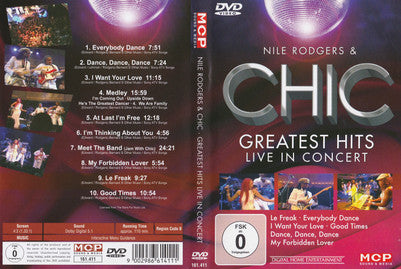 Nile Rodgers & Chic : Greatest Hits Live In Concert (DVD-V, PAL)