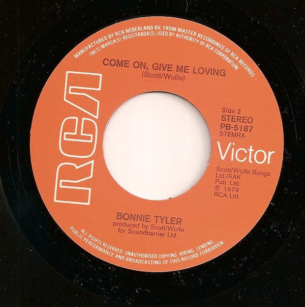 Bonnie Tyler : I Believe In Your Sweet Love (7", Single)