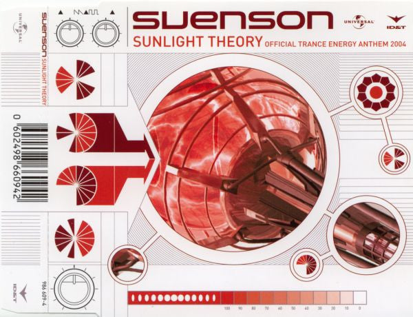 Svenson : Sunlight Theory (Official Trance Energy Anthem 2004) (CD, Single)