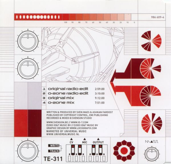 Svenson : Sunlight Theory (Official Trance Energy Anthem 2004) (CD, Single)