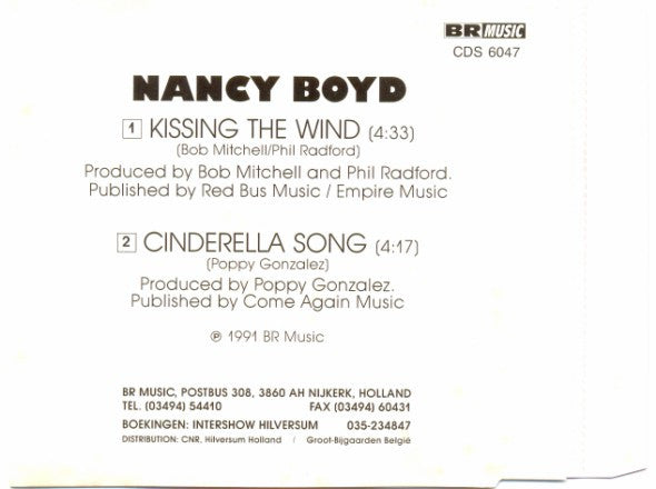 Nancy Boyd : Kissing The Wind (CD, Single)