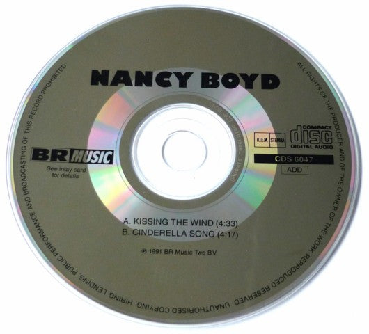 Nancy Boyd : Kissing The Wind (CD, Single)