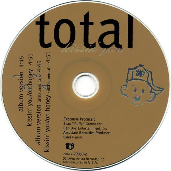 Total : Kissin' You (CD, Maxi)