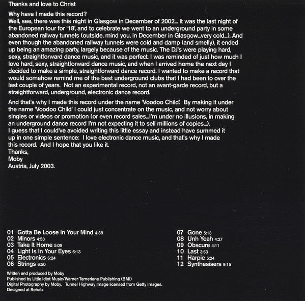 Voodoo Child : Baby Monkey (CD, Album)