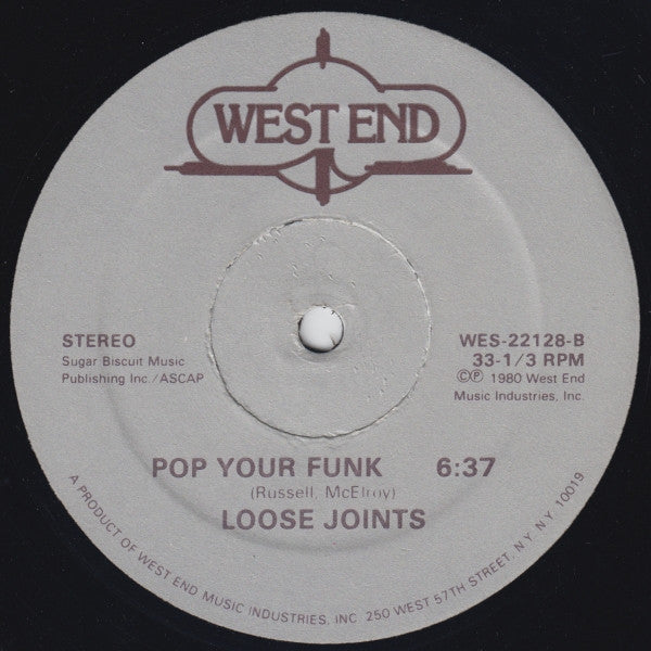 Loose Joints : Is It All Over My Face? (12", Single)