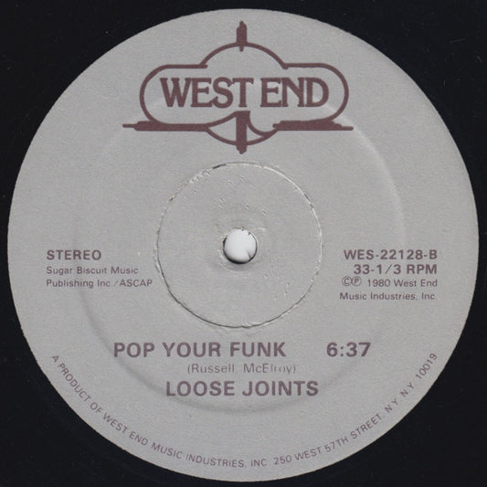 Loose Joints : Is It All Over My Face? (12", Single)