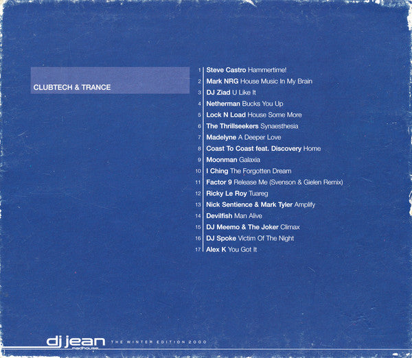 DJ Jean : Madhouse - The Winter Edition 2000 (CD, Mixed)