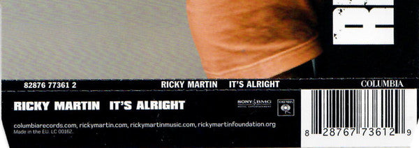 Ricky Martin : It's Alright (CD, Single)
