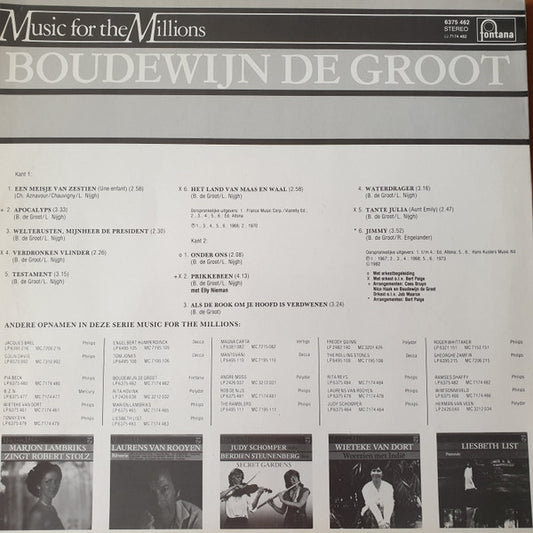 Boudewijn De Groot : Boudewijn De Groot (LP, Comp, RE)