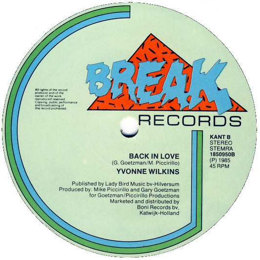 Yvonne Wilkins : Two Wrongs Make It Right (12", Maxi)