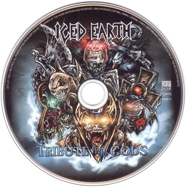 Iced Earth : Tribute To The Gods (CD, Album, Dig)