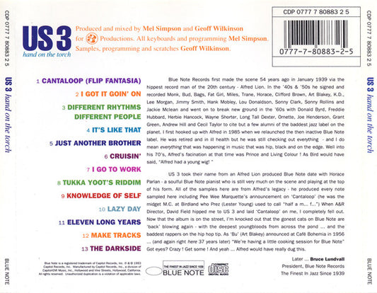 Us3 : Hand On The Torch (CD, Album)