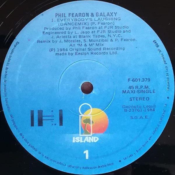 Phil Fearon & Galaxy : Everybody's Laughing (12", Maxi)