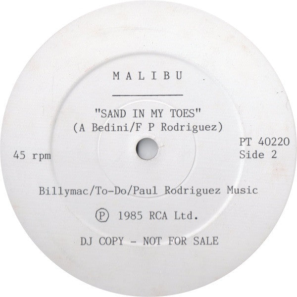 Malibu (8) : Keep Walking (12", Promo)