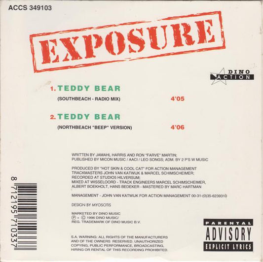 Exposure (4) : Teddy Bear (CD, Single, Car)