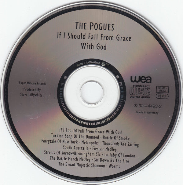 The Pogues : If I Should Fall From Grace With God (CD, Album, RE)