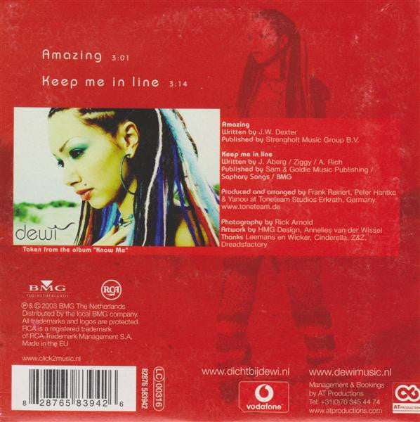 Dewi : Amazing (CD, Single)