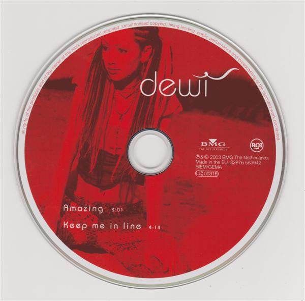 Dewi : Amazing (CD, Single)