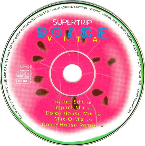 Supertrip : Dolce Vita (CD, Maxi)