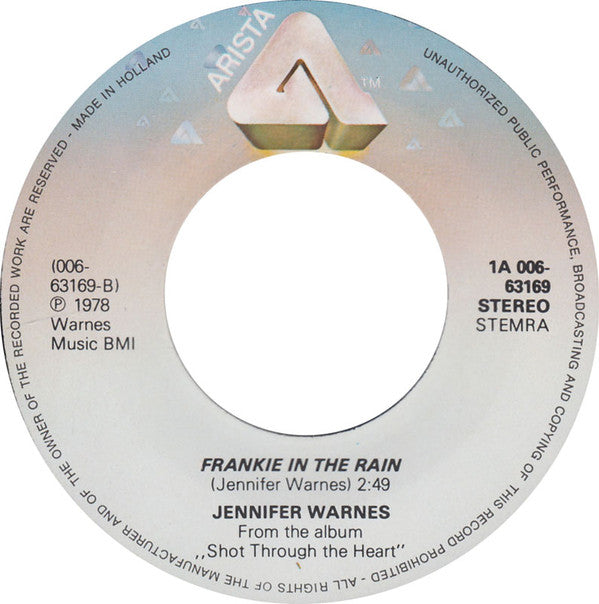 Jennifer Warnes : When The Feeling Comes Around (7", Single)
