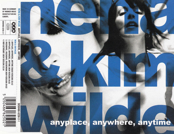 Nena (20) & Kim Wilde : Anyplace, Anywhere, Anytime (CD, Maxi)