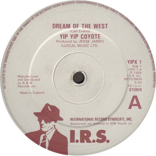 Yip Yip Coyote : Dream Of The West (12", Single)