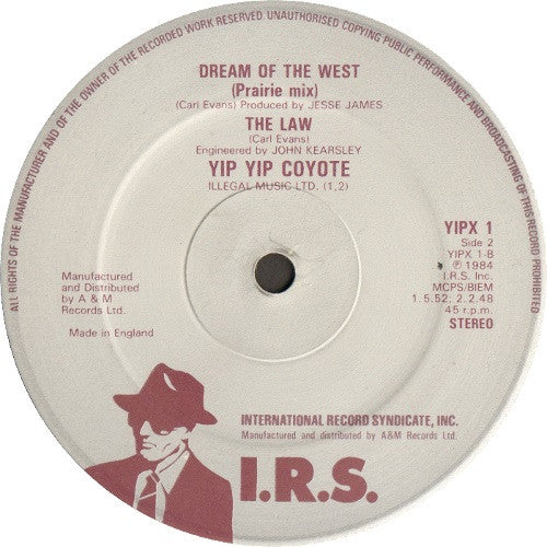 Yip Yip Coyote : Dream Of The West (12", Single)