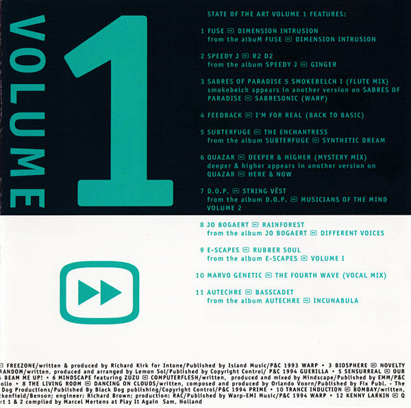Various : State Of The Art Volume 2 (CD, Comp)