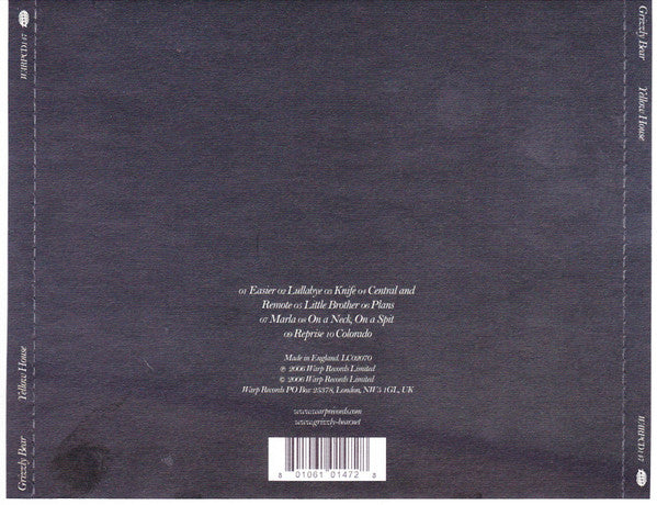 Grizzly Bear : Yellow House (CD, Album)