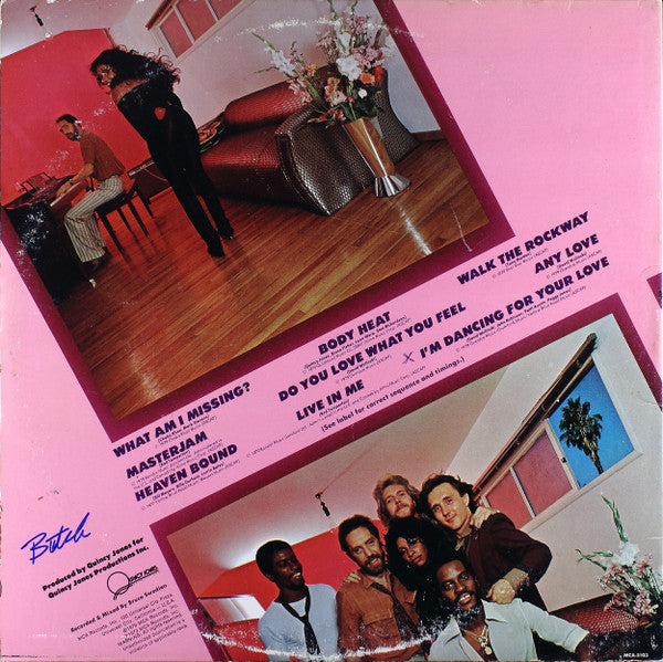 Rufus & Chaka Khan : Masterjam (LP, Album, RP, Glo)