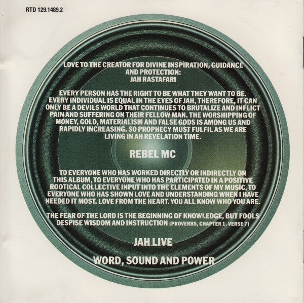 Rebel MC : Word, Sound And Power (CD, Album)